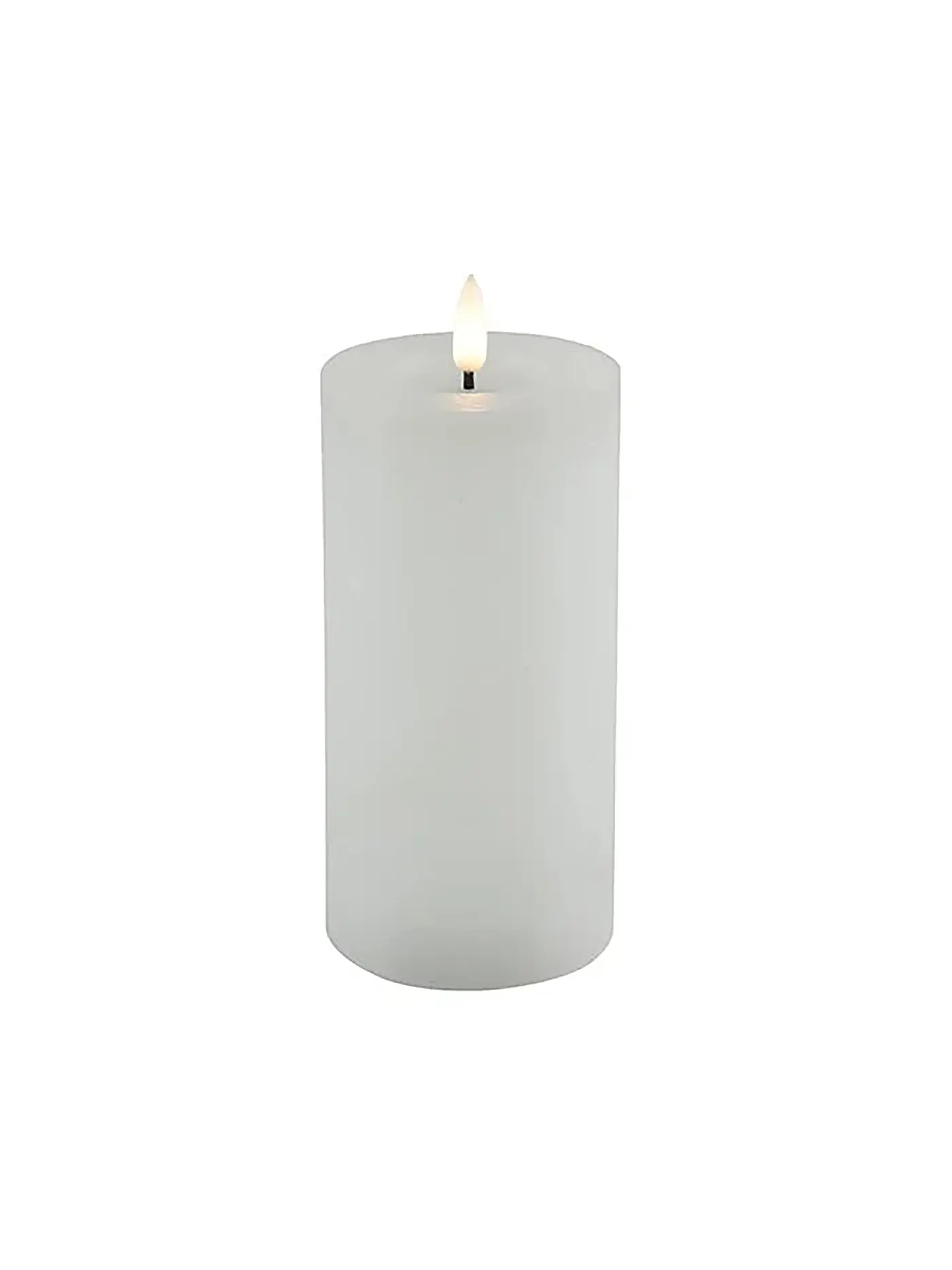 COUNTRYFIELD | Stumpenkerze Rustikal LED rd Lyon L weiss | 